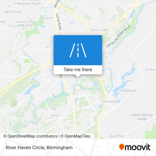 River Haven Circle map