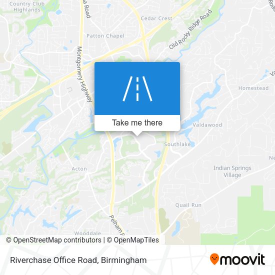 Mapa de Riverchase Office Road