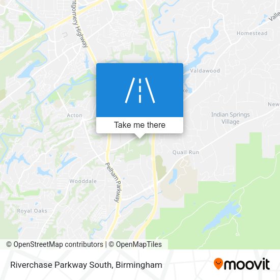 Riverchase Parkway South map