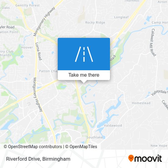 Riverford Drive map