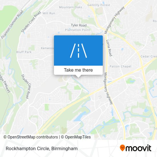 Rockhampton Circle map