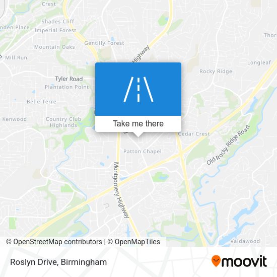 Mapa de Roslyn Drive