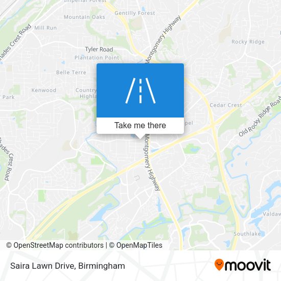 Saira Lawn Drive map