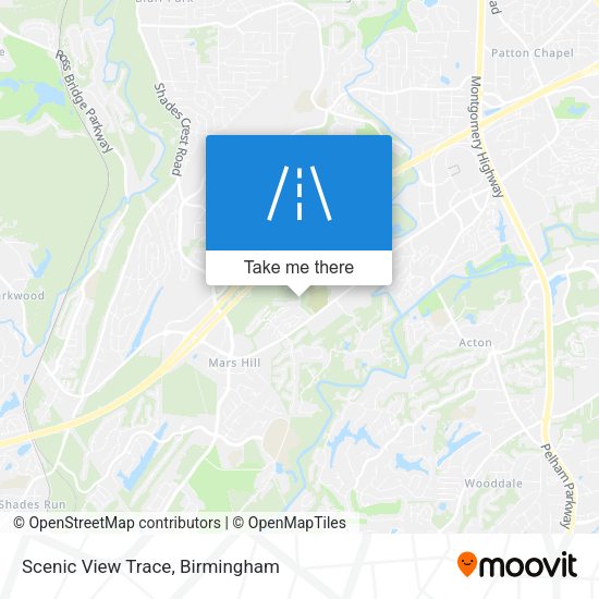 Mapa de Scenic View Trace