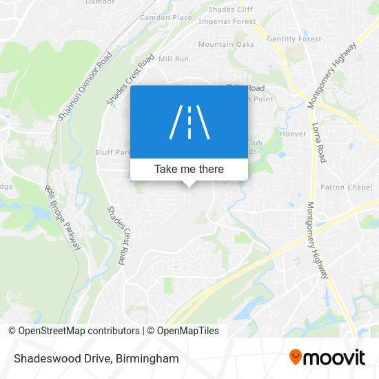 Shadeswood Drive map