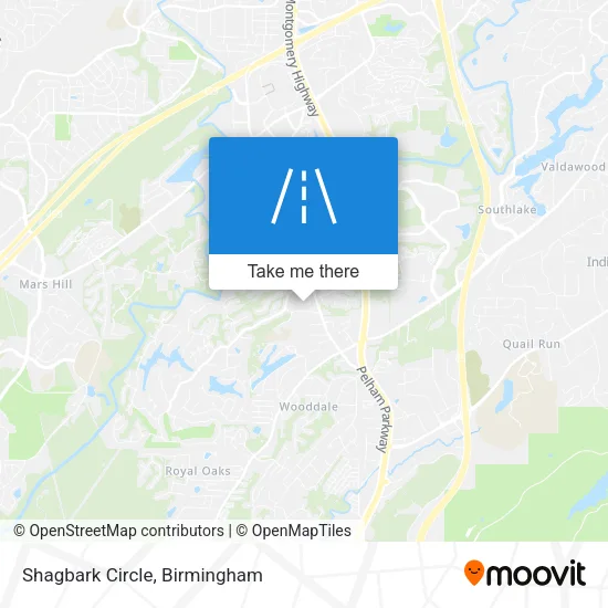 Shagbark Circle map