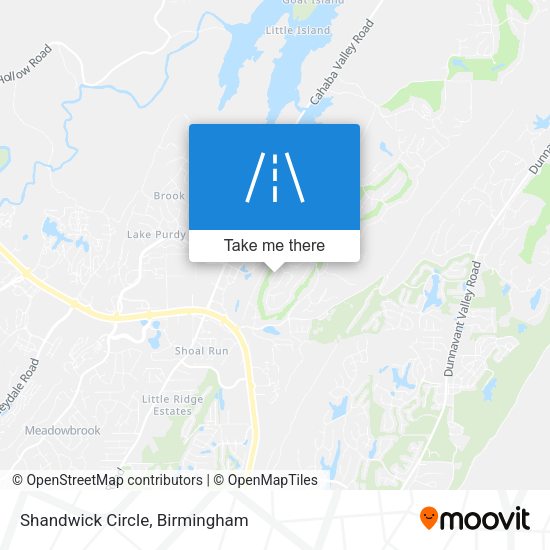 Shandwick Circle map