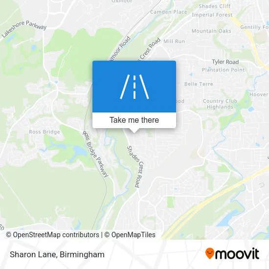 Sharon Lane map