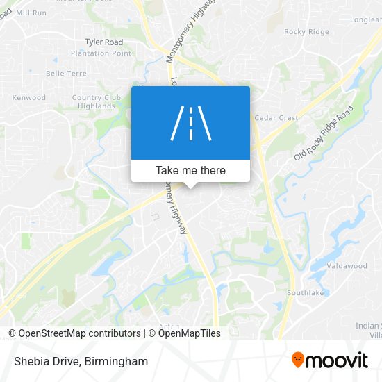 Mapa de Shebia Drive