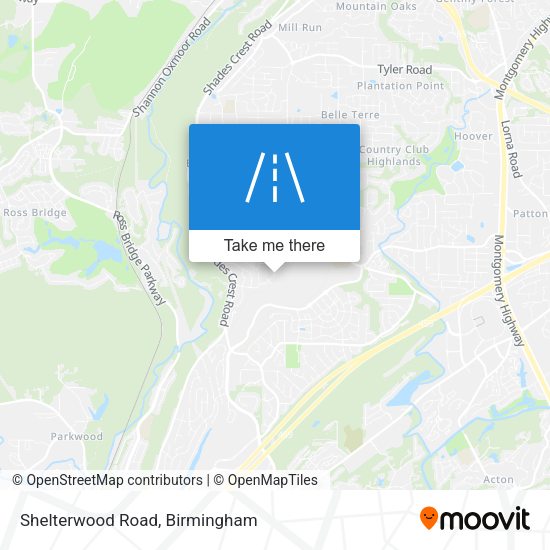 Shelterwood Road map