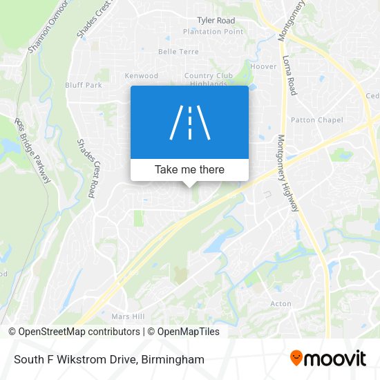 Mapa de South F Wikstrom Drive