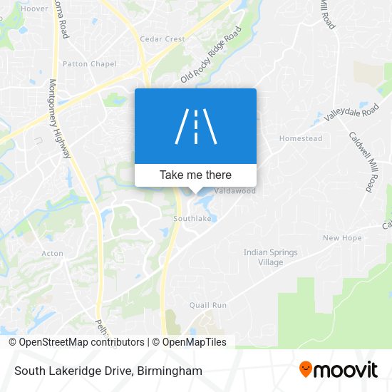 South Lakeridge Drive map
