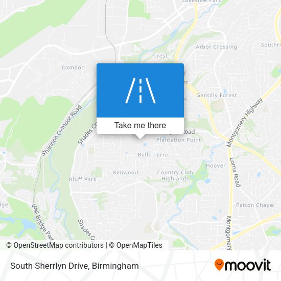 South Sherrlyn Drive map