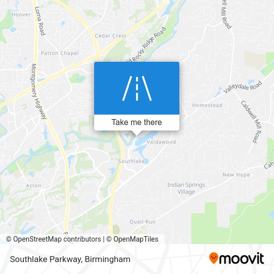 Southlake Parkway map