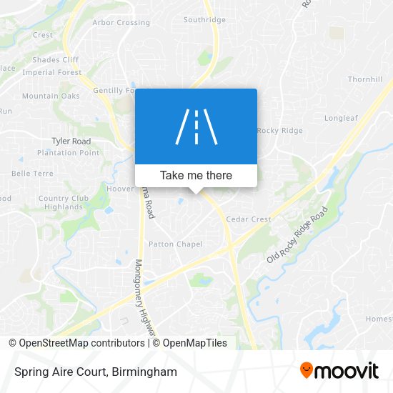 Spring Aire Court map