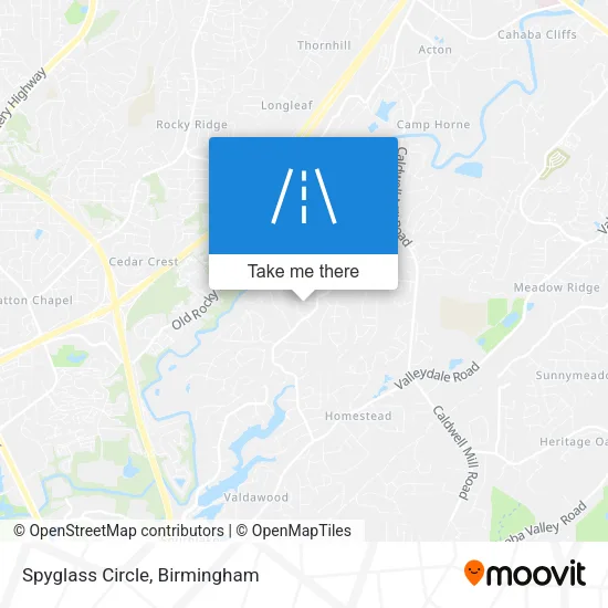Spyglass Circle map