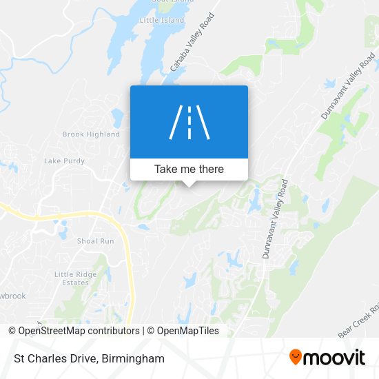 St Charles Drive map
