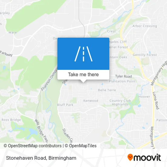 Stonehaven Road map