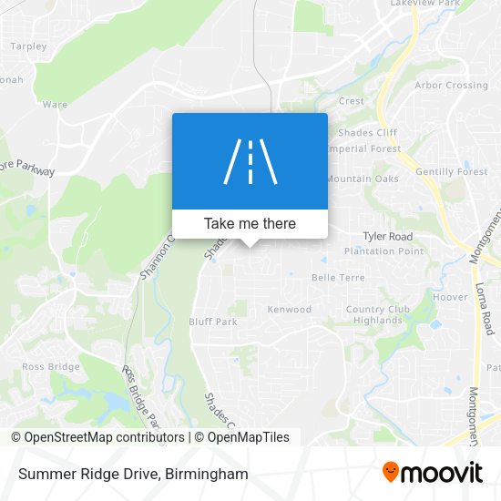 Mapa de Summer Ridge Drive