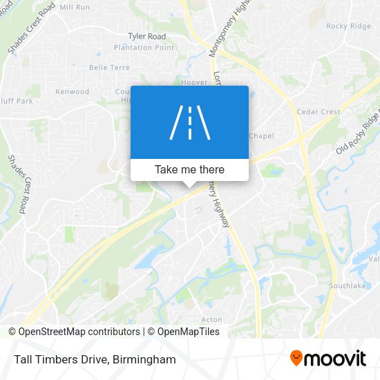 Tall Timbers Drive map