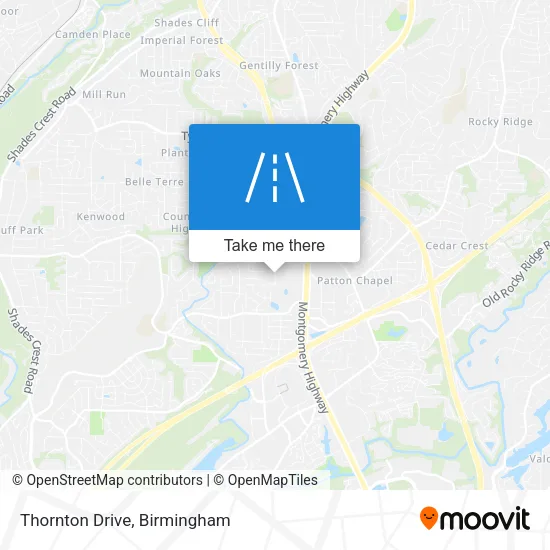 Thornton Drive map