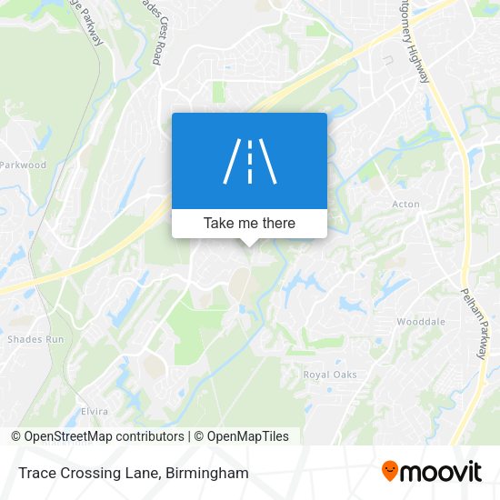 Trace Crossing Lane map