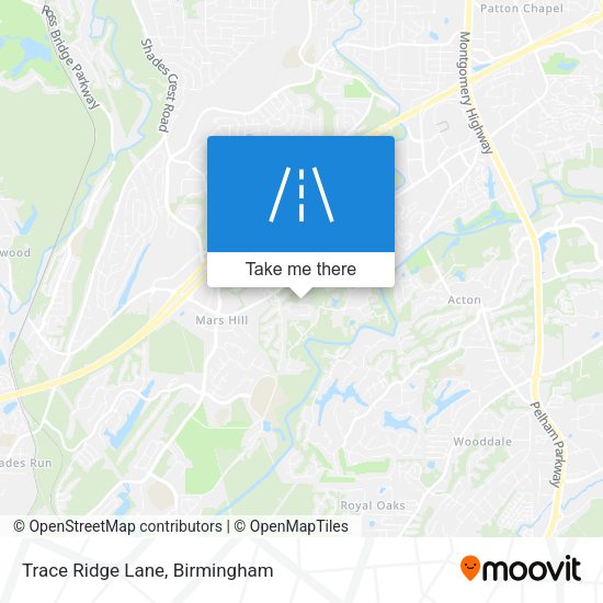 Trace Ridge Lane map