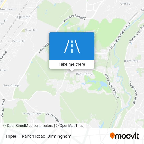 Mapa de Triple H Ranch Road