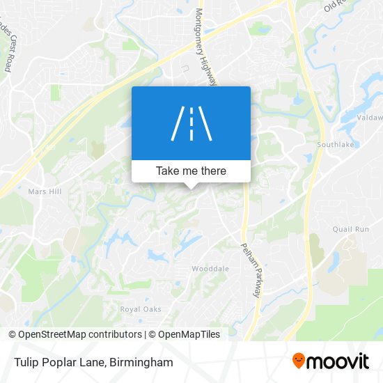 Tulip Poplar Lane map