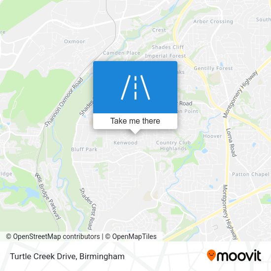 Mapa de Turtle Creek Drive
