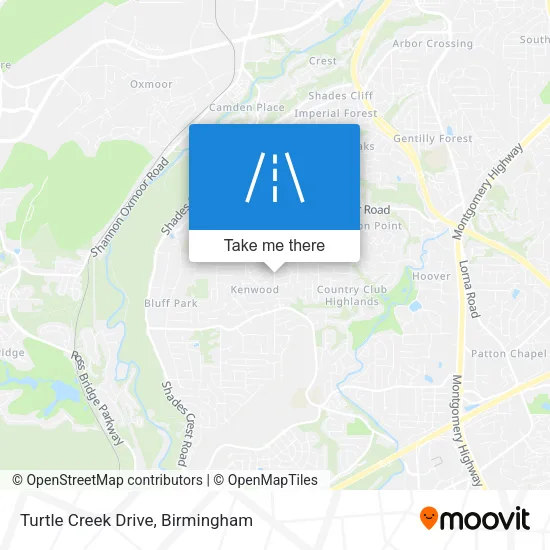 Turtle Creek Drive map