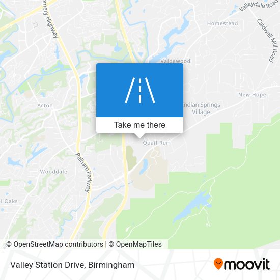Valley Station Drive map