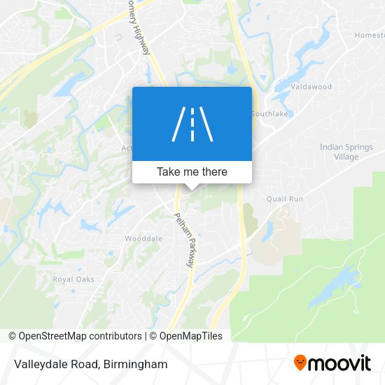 Mapa de Valleydale Road