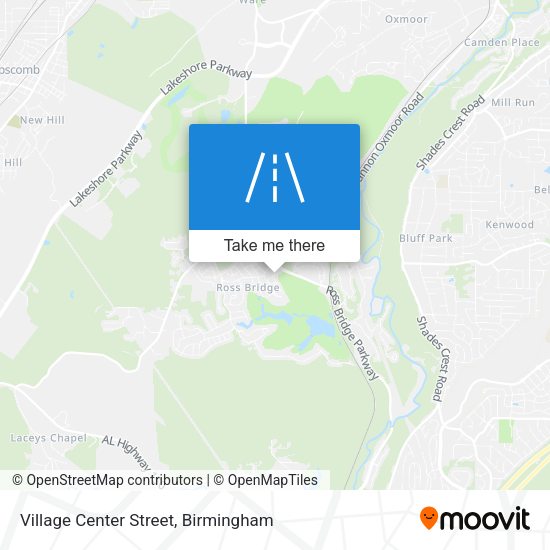 Village Center Street map