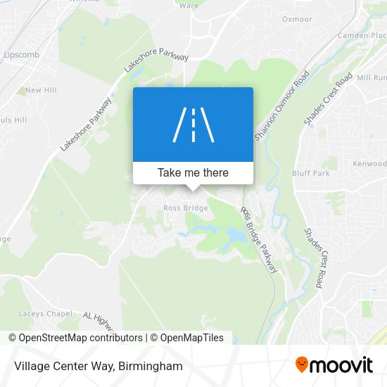 Village Center Way map