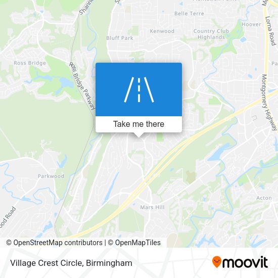 Village Crest Circle map