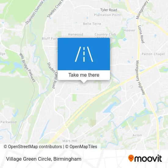 Village Green Circle map