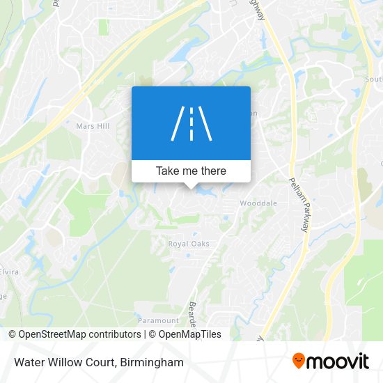 Mapa de Water Willow Court