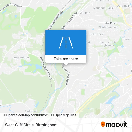West Cliff Circle map