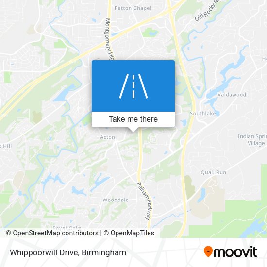 Whippoorwill Drive map