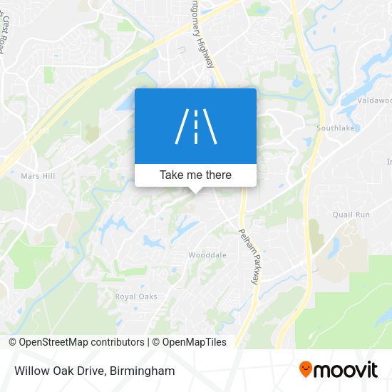 Mapa de Willow Oak Drive