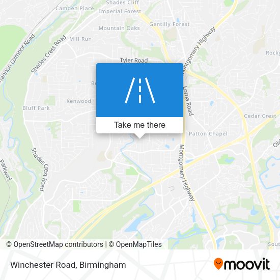 Mapa de Winchester Road