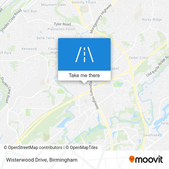Wisterwood Drive map