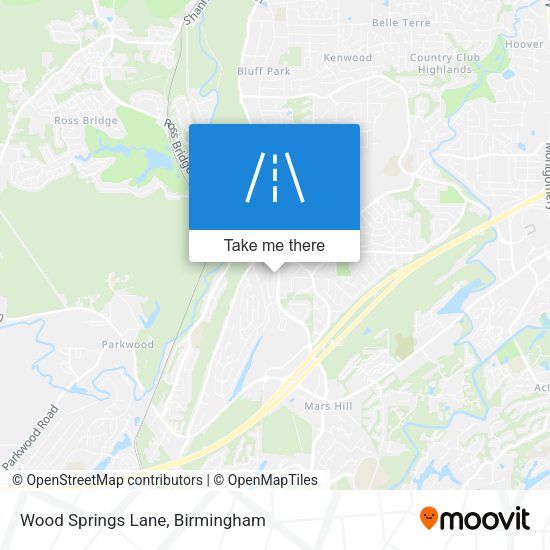 Mapa de Wood Springs Lane