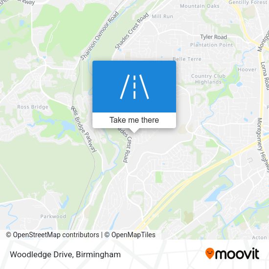 Mapa de Woodledge Drive