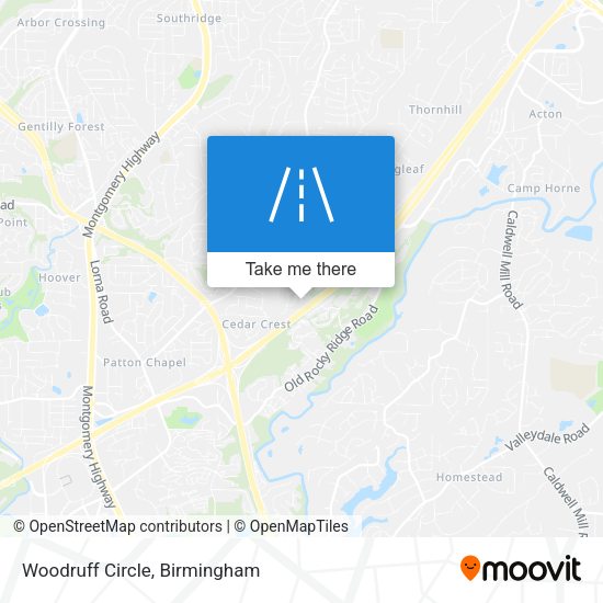 Mapa de Woodruff Circle