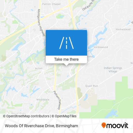 Woods Of Riverchase Drive map