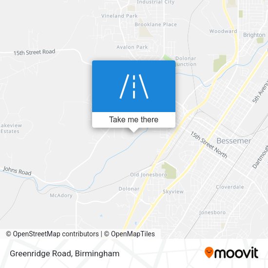 Mapa de Greenridge Road