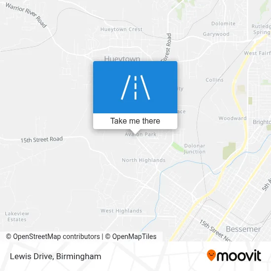 Lewis Drive map
