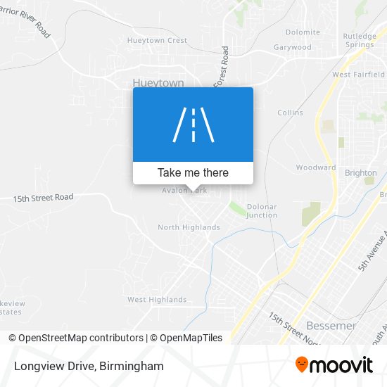 Longview Drive map